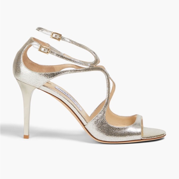 Jimmy Choo Ivette 85mm Champagne Pumps - Picture 1 of 8